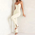 FlexiFemme High-Elastic Backless Gym Bodysuit