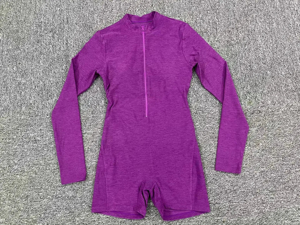 FlexiFemme Zipper Backless One-Piece Sports Jumpsuit Women