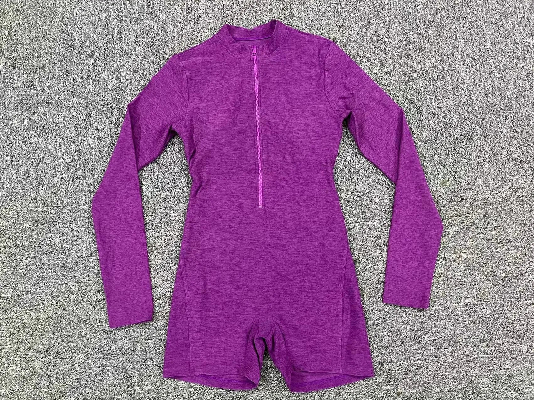 FlexiFemme Zipper Backless One-Piece Sports Jumpsuit Women