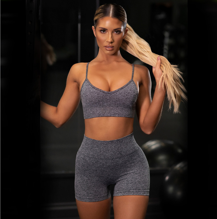 FlexiFemme Sling Sports Bra Yoga Set Women