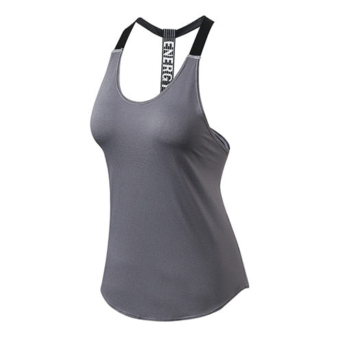FlexiFemme Sleeveless Quick-Dry Gym Vest Women