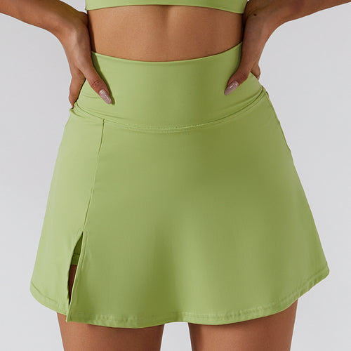 FlexiFemme Anti-Slip Tennis Skirt Women Yoga