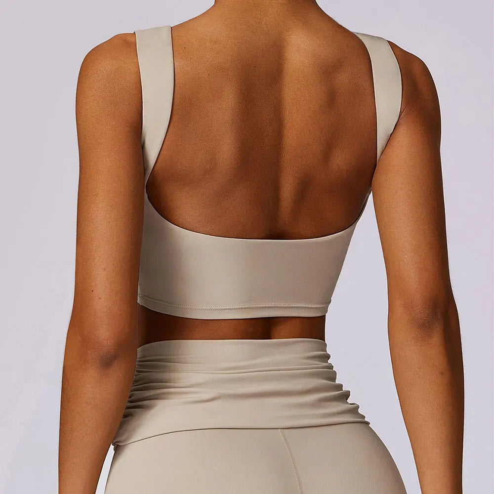 FlexiFemme Shockproof Quick-Dry Sports Bra Vest Women
