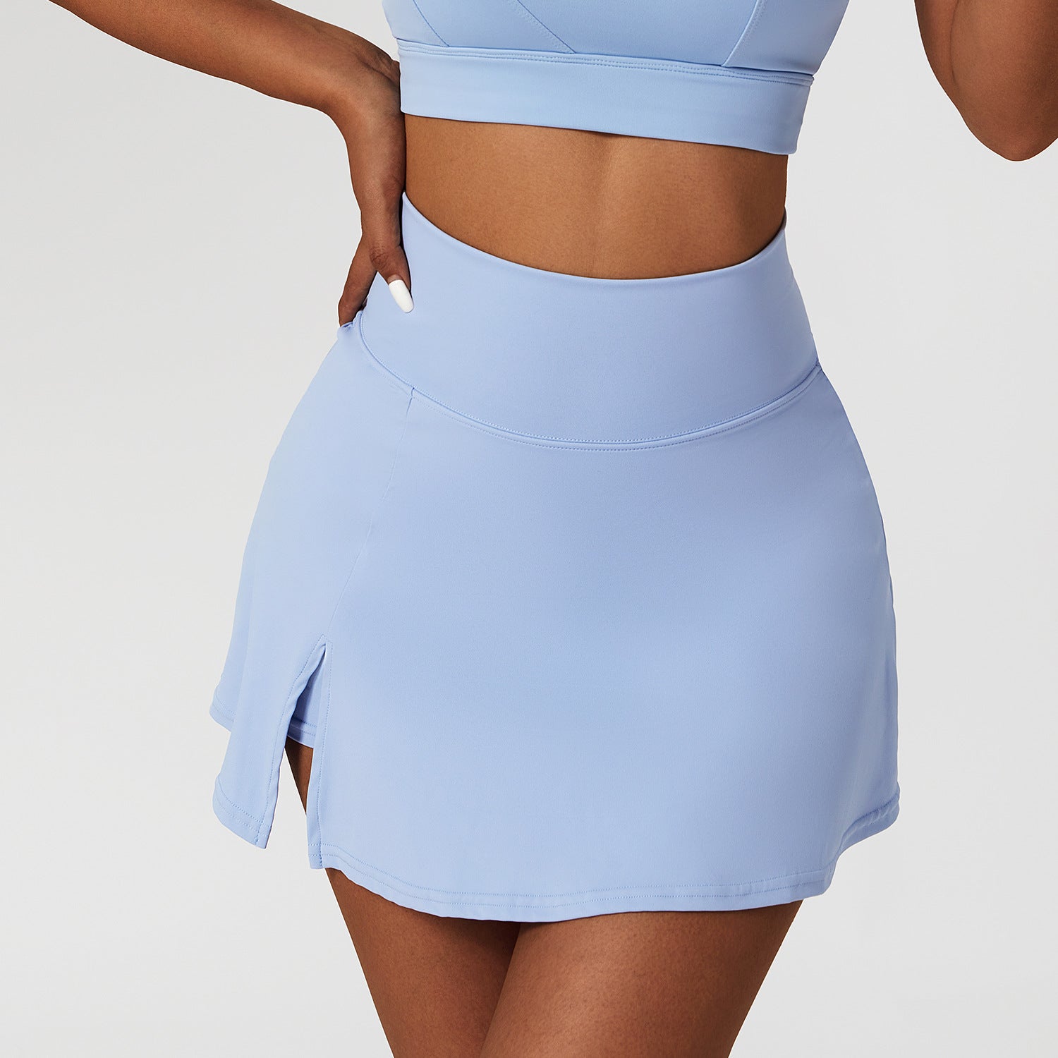 FlexiFemme Anti-Slip Tennis Skirt Women Yoga
