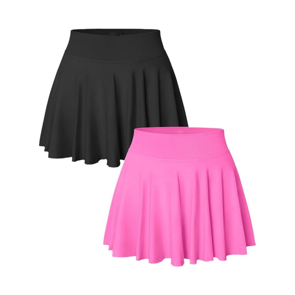 FlexiFemme Quick-Dry Pocketed Tennis Skirt Women