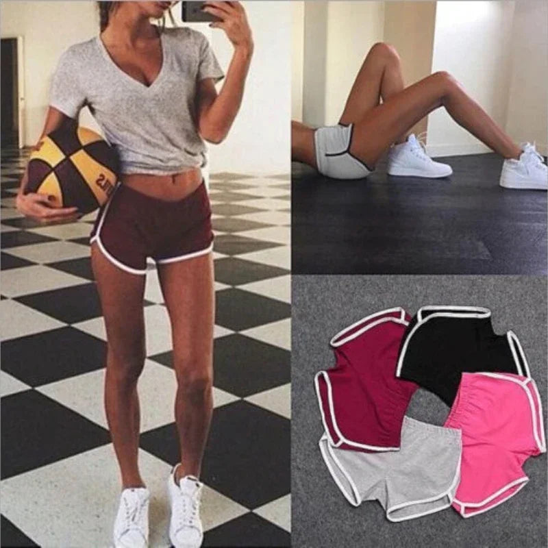 FlexiFemme Anti-Chafe Casual Fitness Shorts Women