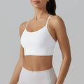 FlexiFemme Y-Back Push-Up Sports Bra Crop Top Women