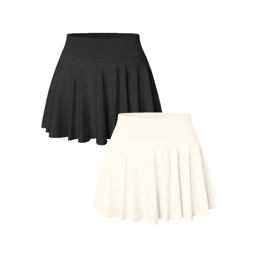 FlexiFemme Quick-Dry Pocketed Tennis Skirt Women