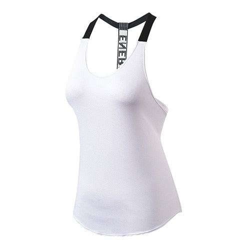 FlexiFemme Sleeveless Quick-Dry Gym Vest Women