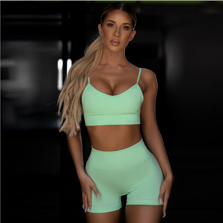 FlexiFemme Sling Sports Bra Yoga Set Women
