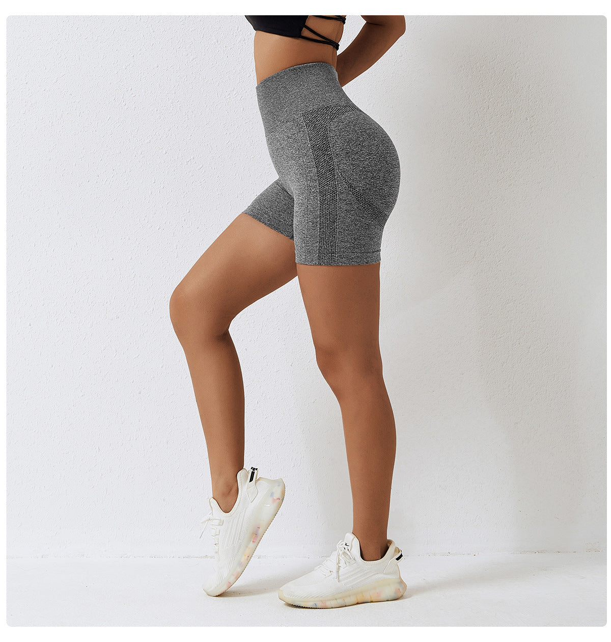 FlexiFemme High-Waist Scrunch Shorts Women Hip-Lift