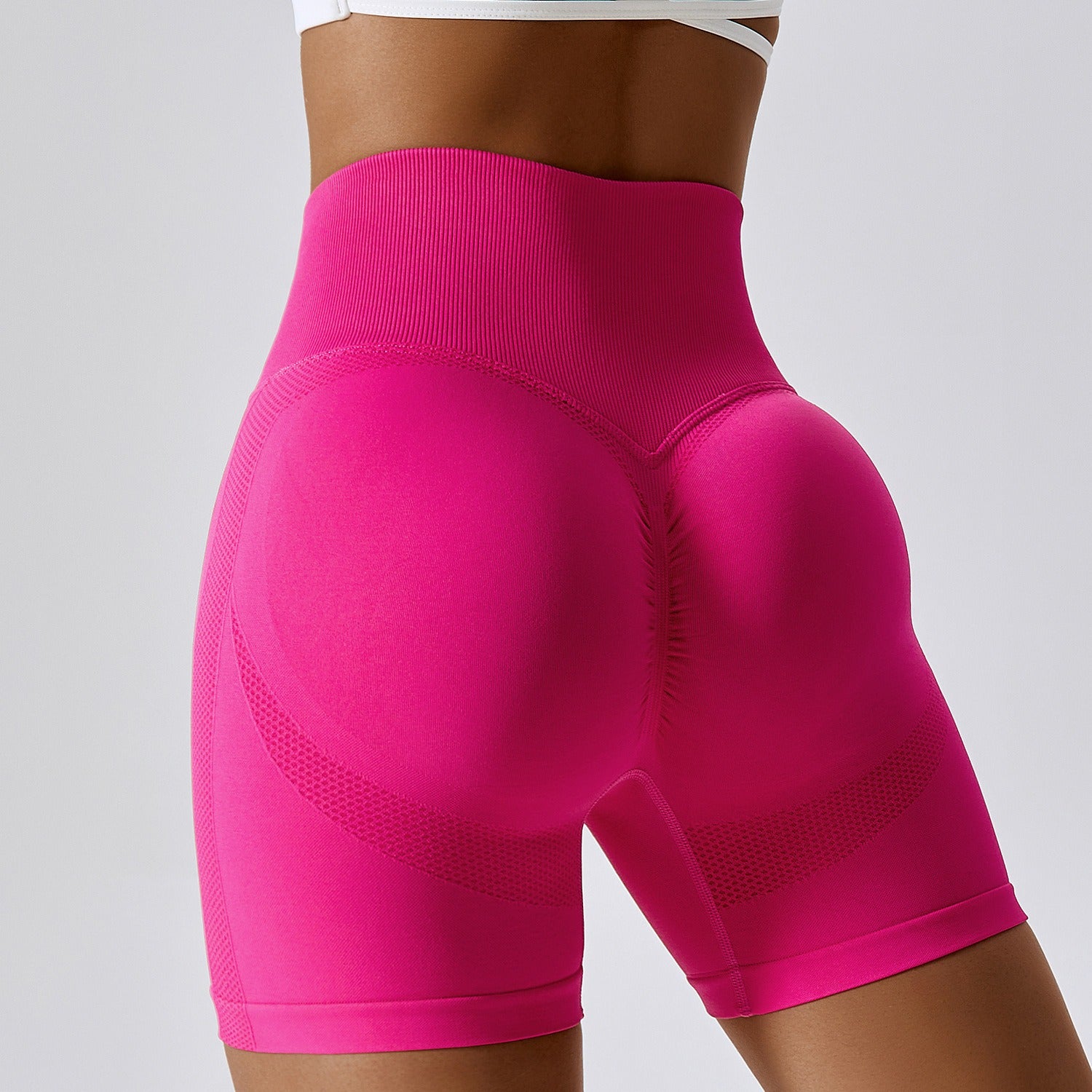 FlexiFemme High-Waist Scrunch Shorts Women Hip-Lift