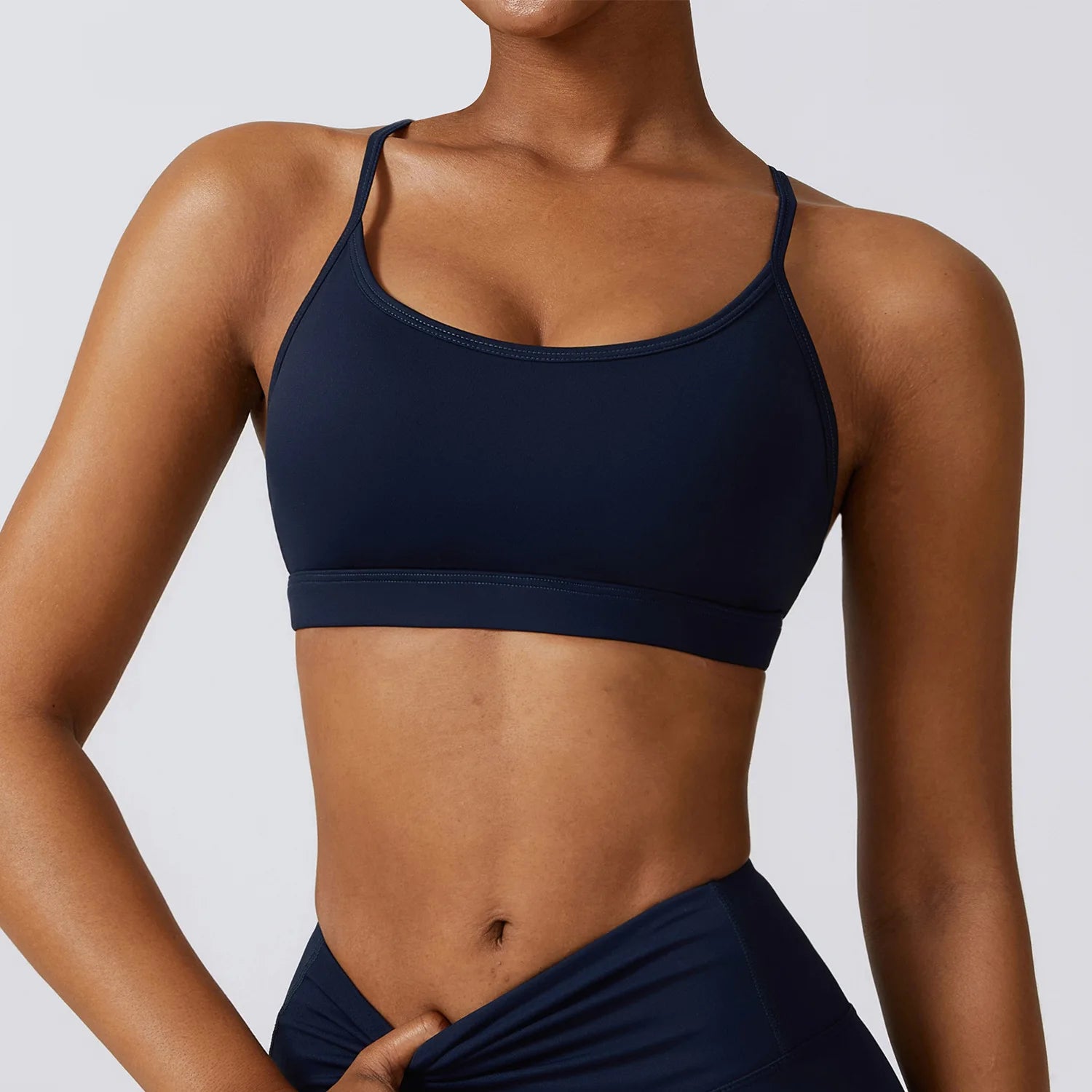 FlexiFemme High-Support Padded Push-Up Sports Bra Women