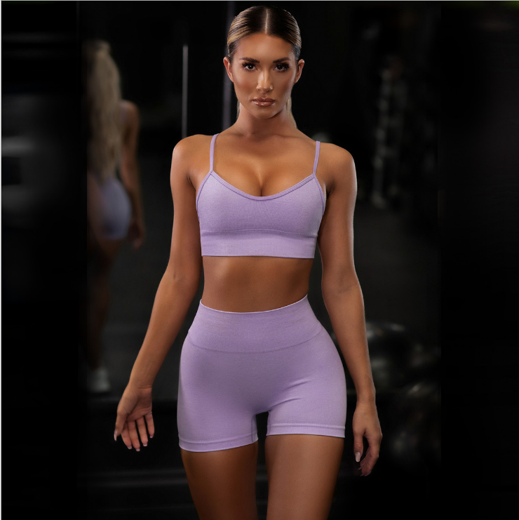 FlexiFemme Sling Sports Bra Yoga Set Women