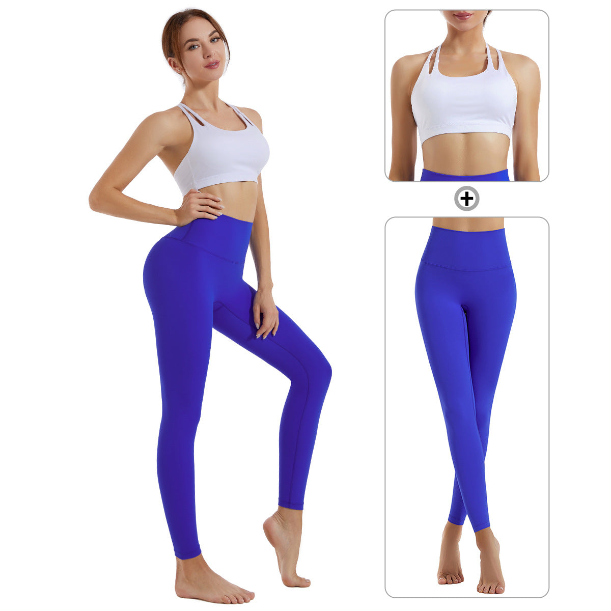 FlexiFemme Shock-Absorbing Sports Bra Leggings Set Women