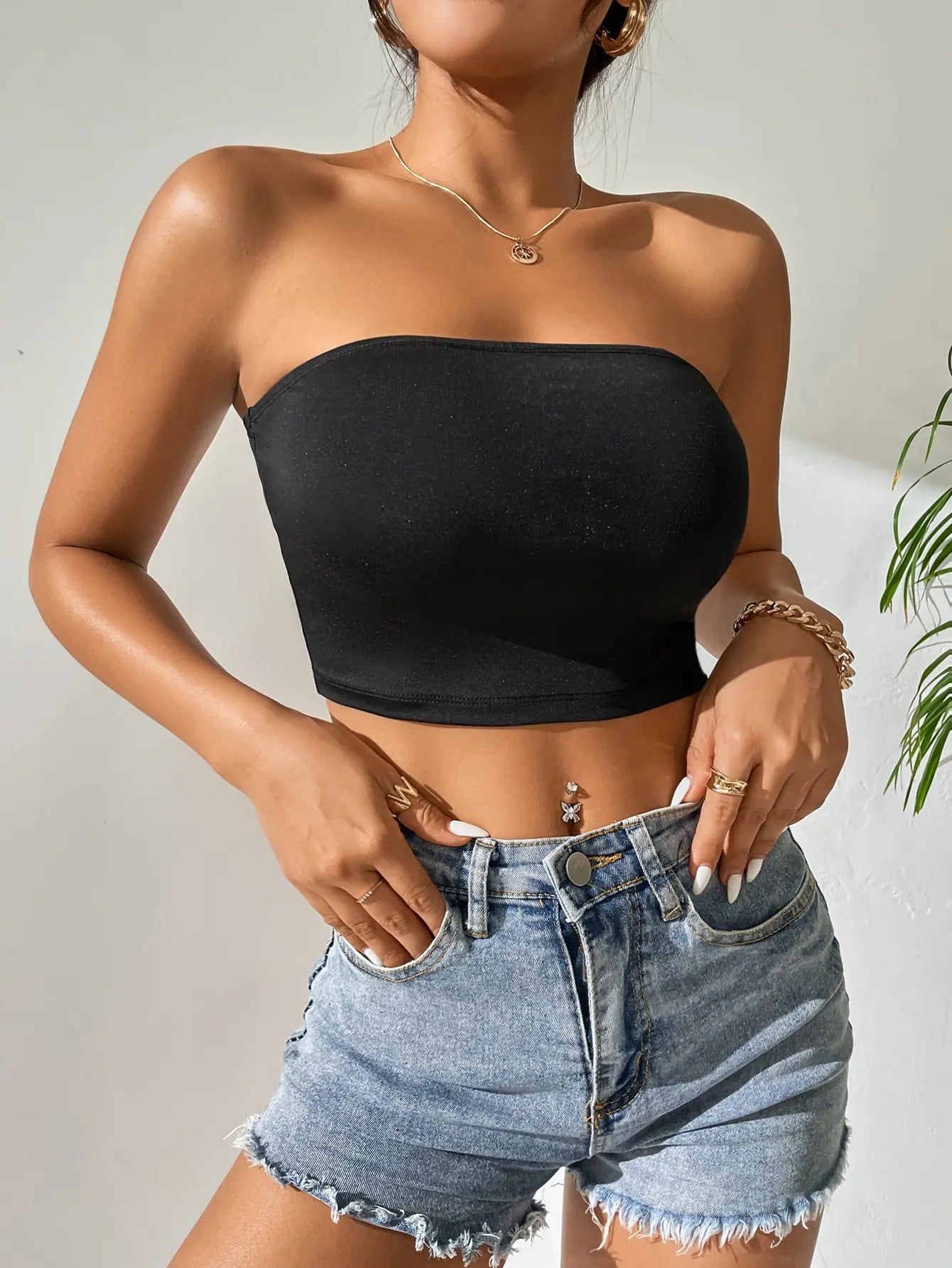 FlexiFemme Plus-Size Seamless Ice Silk Sports Bra Top