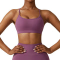 FlexiFemme High-Support Padded Push-Up Sports Bra Women